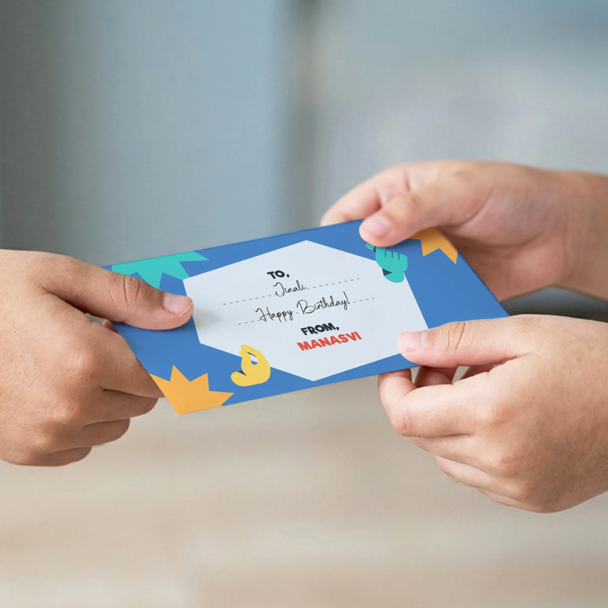 Personalised Emoji Moves Money Envelopes (Set of 10) - image 4