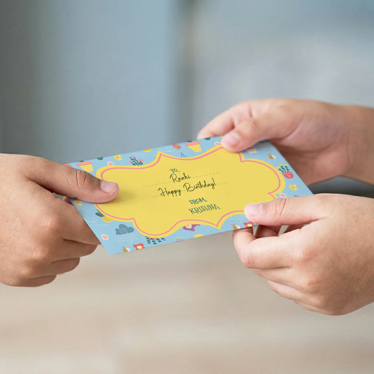 Personalised Enchanted Garden Money Envelopes (Set of 10) - image 4