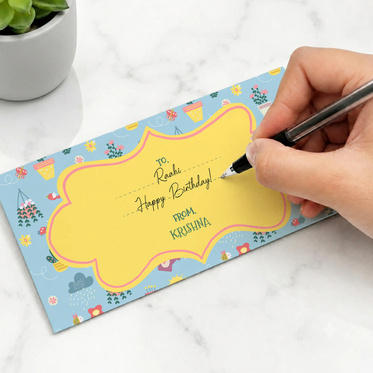 Personalised Enchanted Garden Money Envelopes (Set of 10) - image 5