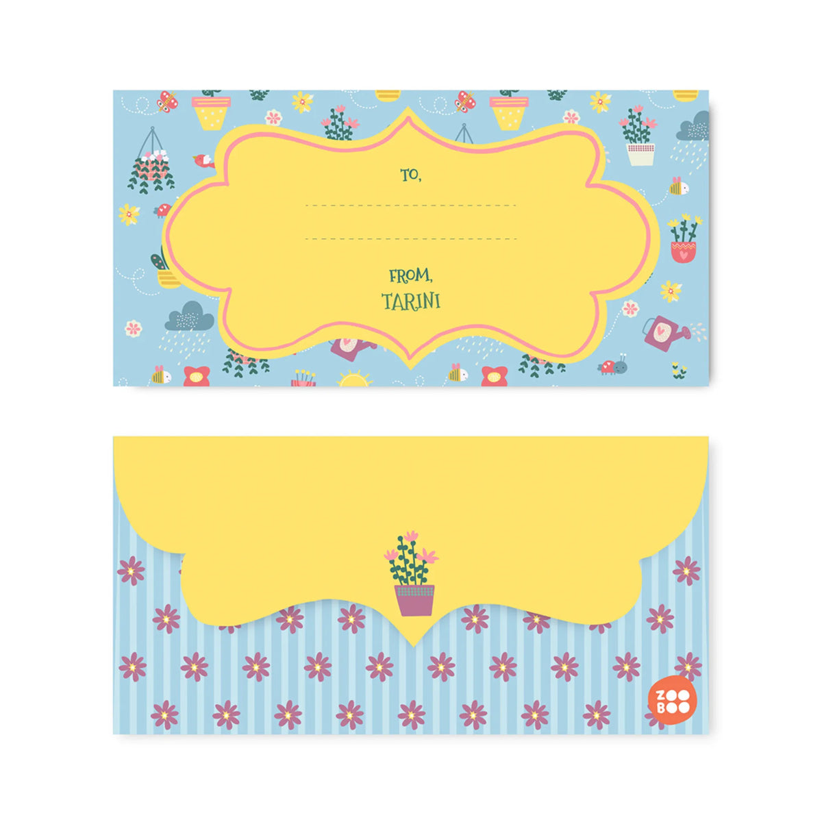 Personalised Enchanted Garden Money Envelopes (Set of 10) - image 1