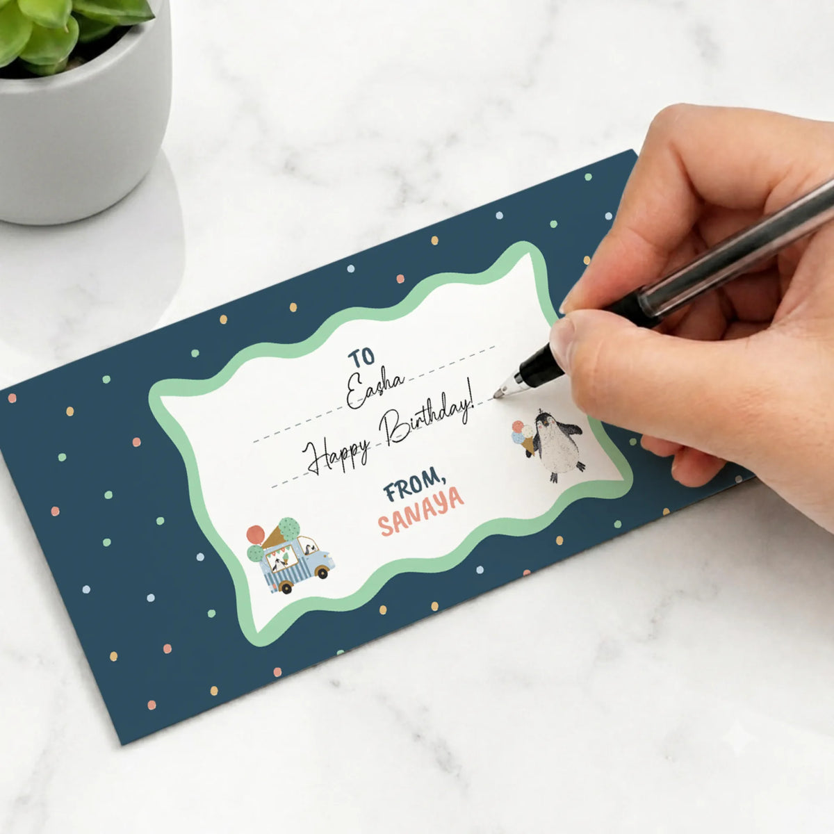 Personalised Ice Cream Fun Money Envelopes (Set of 10) - image 5
