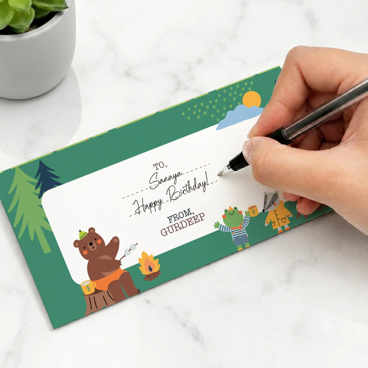 Personalised Into The Wild Money Envelopes (Set of 10) - image 5