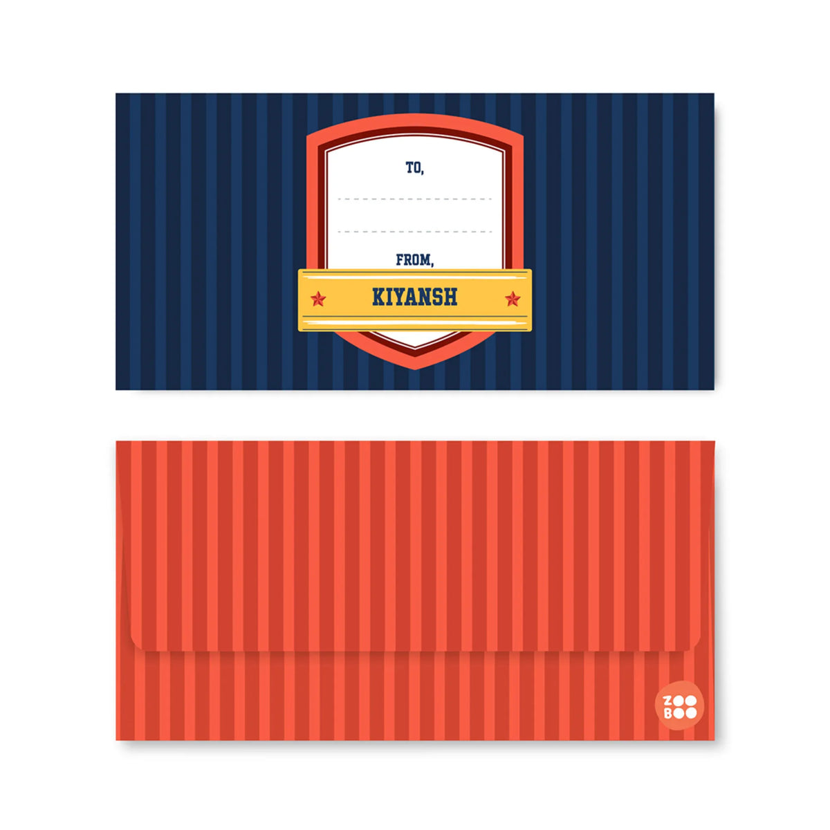 Personalised Jersey Number Money Envelopes (Set of 10) - image 1