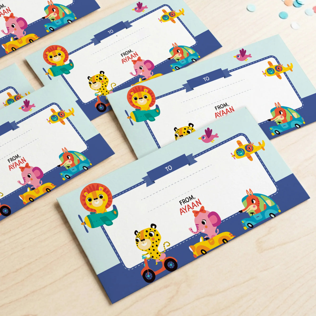 Personalised Let's Travel Money Envelopes (Set of 10) - image 2