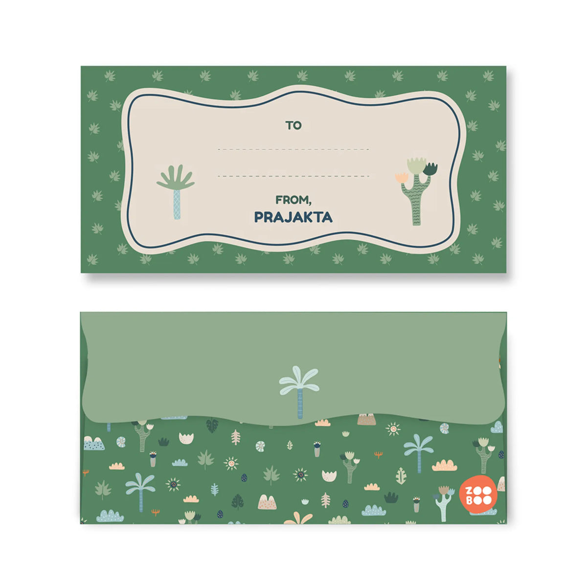 Personalised Nature & I Money Envelopes (Set of 10) - image 1