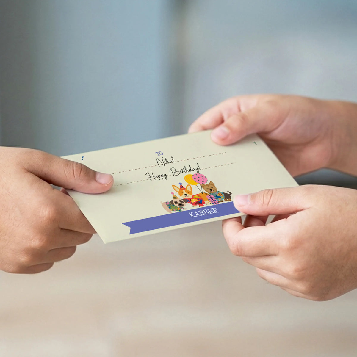Personalised Paw Party Money Envelopes (Set of 10) - image 4