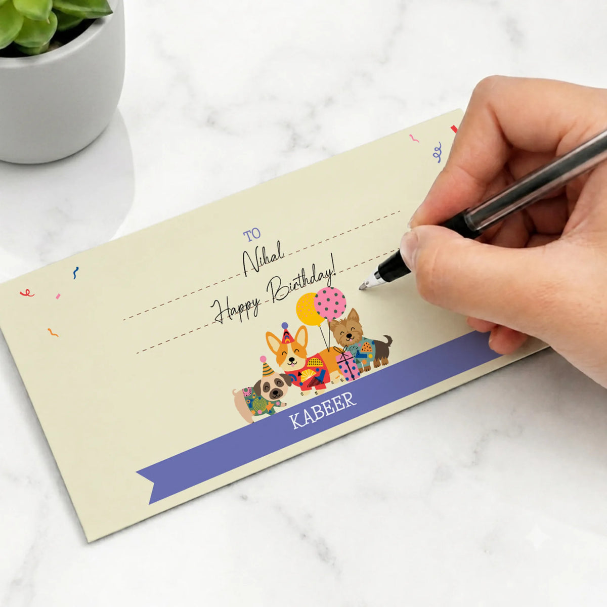 Personalised Paw Party Money Envelopes (Set of 10) - image 5