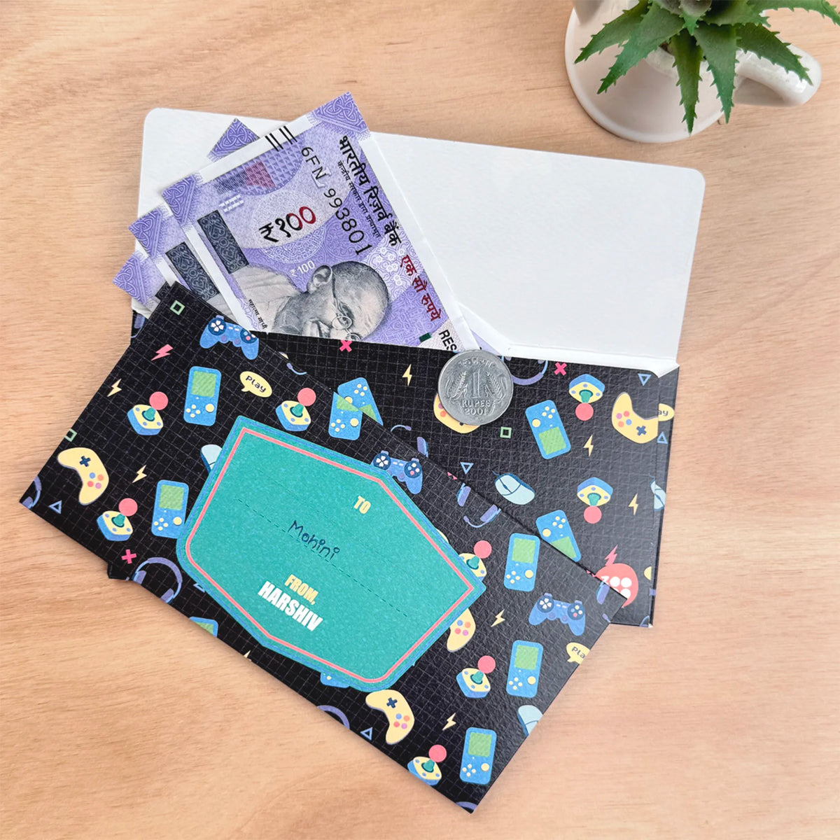Personalised Video Game Money Envelopes (Set of 10) - image 3