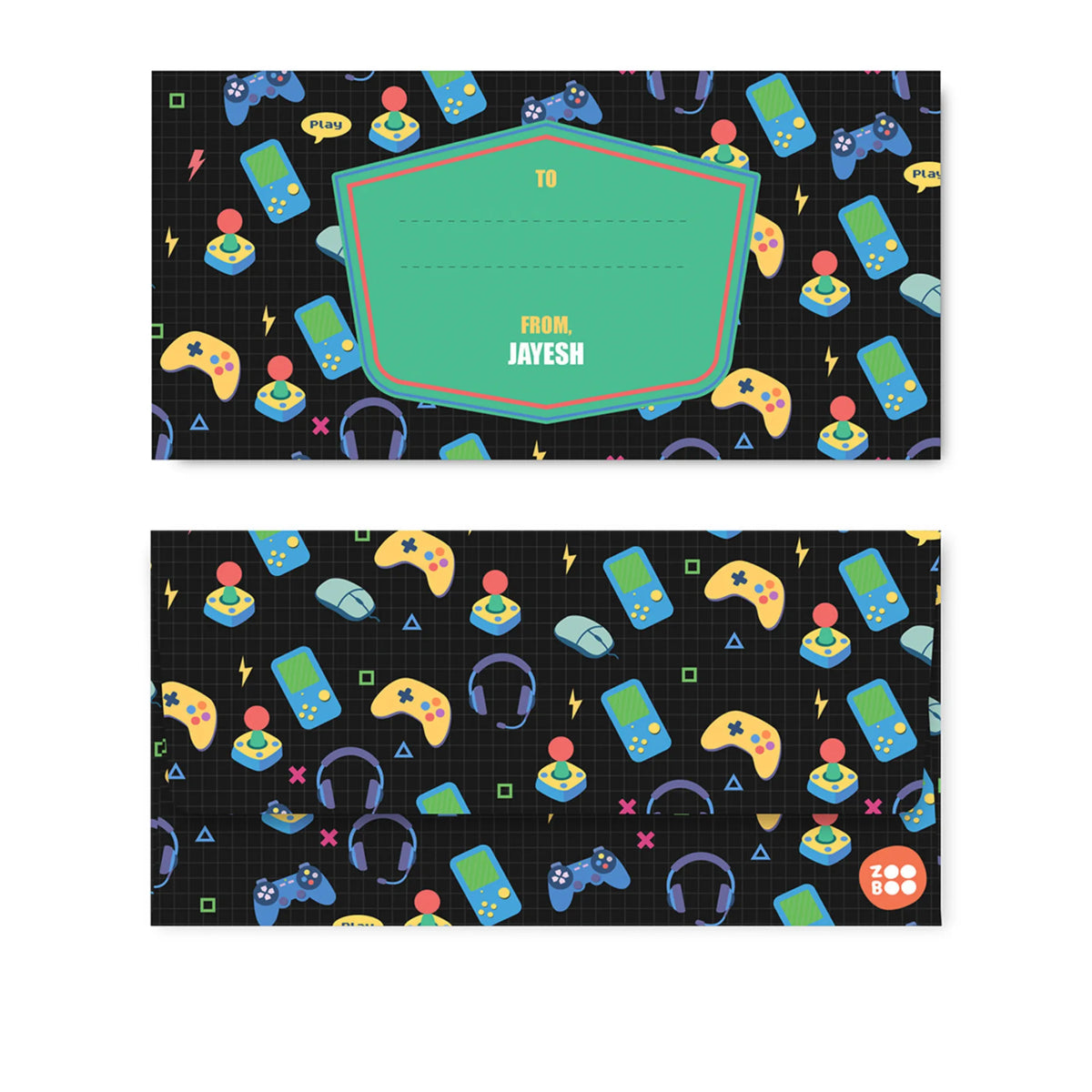 Personalised Video Game Money Envelopes (Set of 10) - image 1