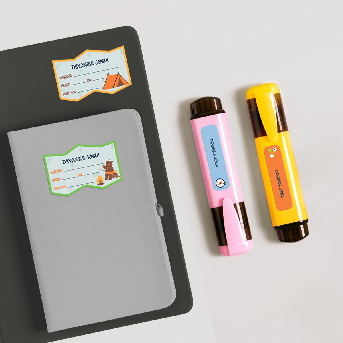 Personalised Into The Wild Name Slips for School Books (Set of 24) - image 3
