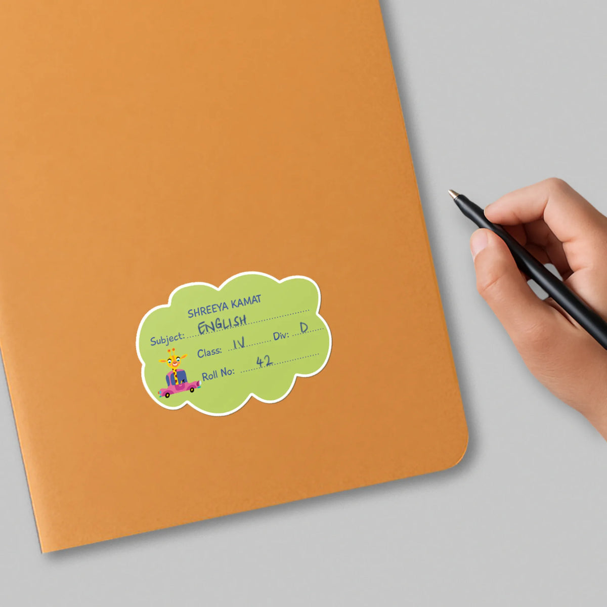 Personalised Let's Travel Name Slips for School Books (Set of 24) - image 4