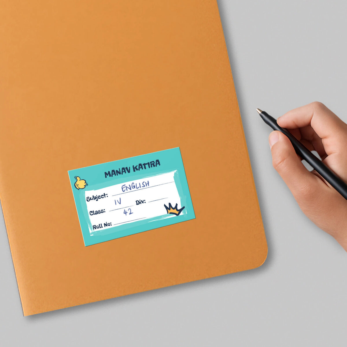 Personalised Rising Stars Name Slips for School Books (Set of 24) - image 4