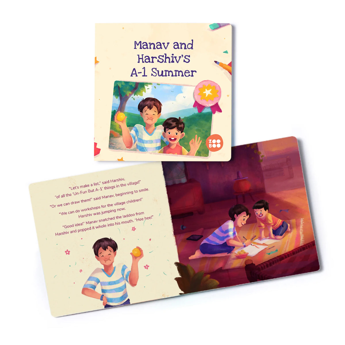 Personalised A1 Summer Storybook for Kids – image 2
