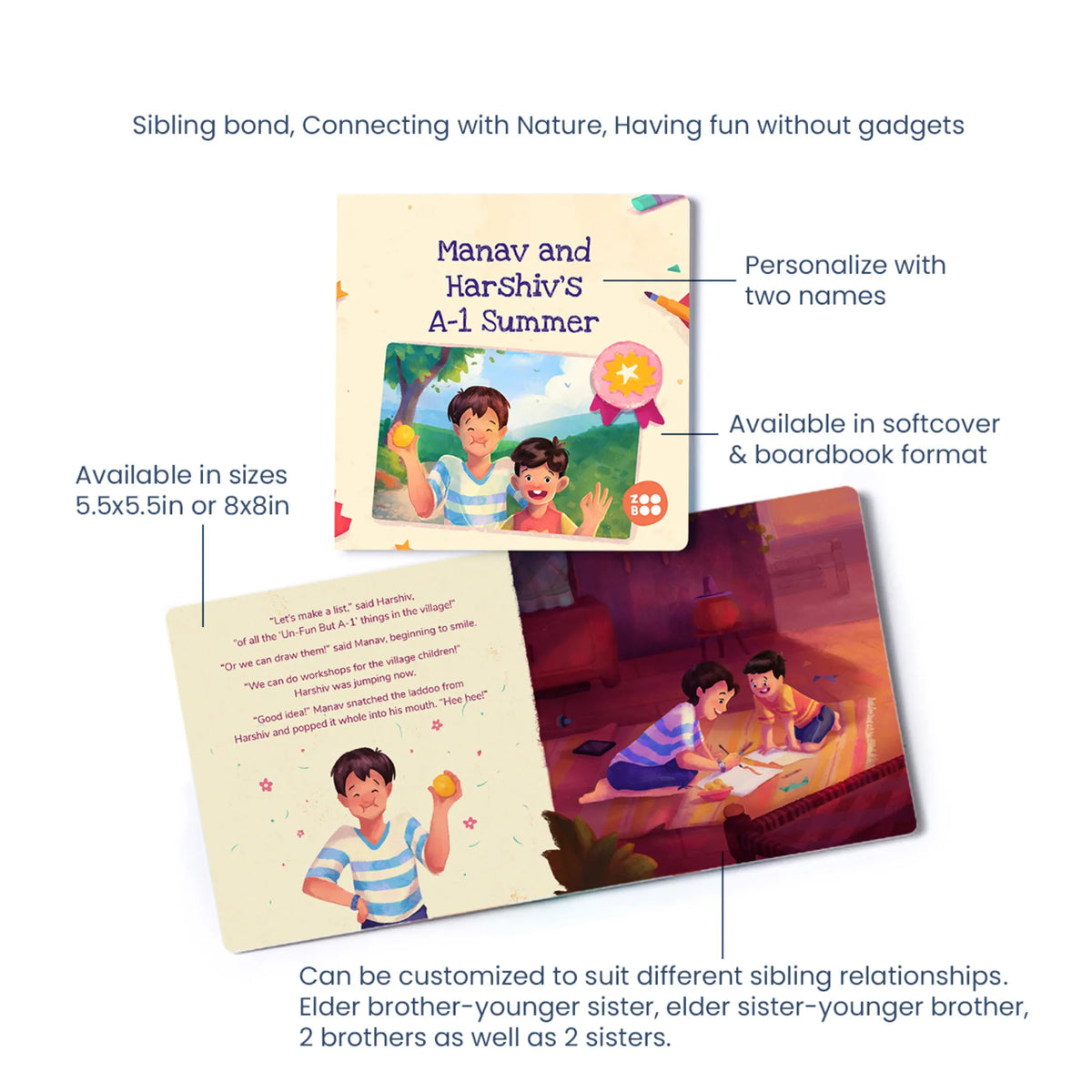 Personalised A1 Summer Storybook for Kids – image 5