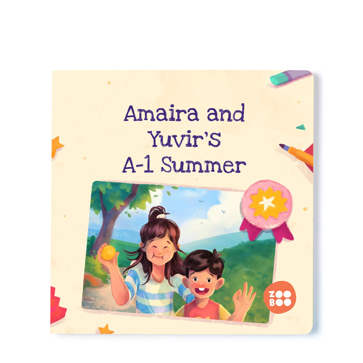 Personalised A1 Summer Storybook for Kids – image 1