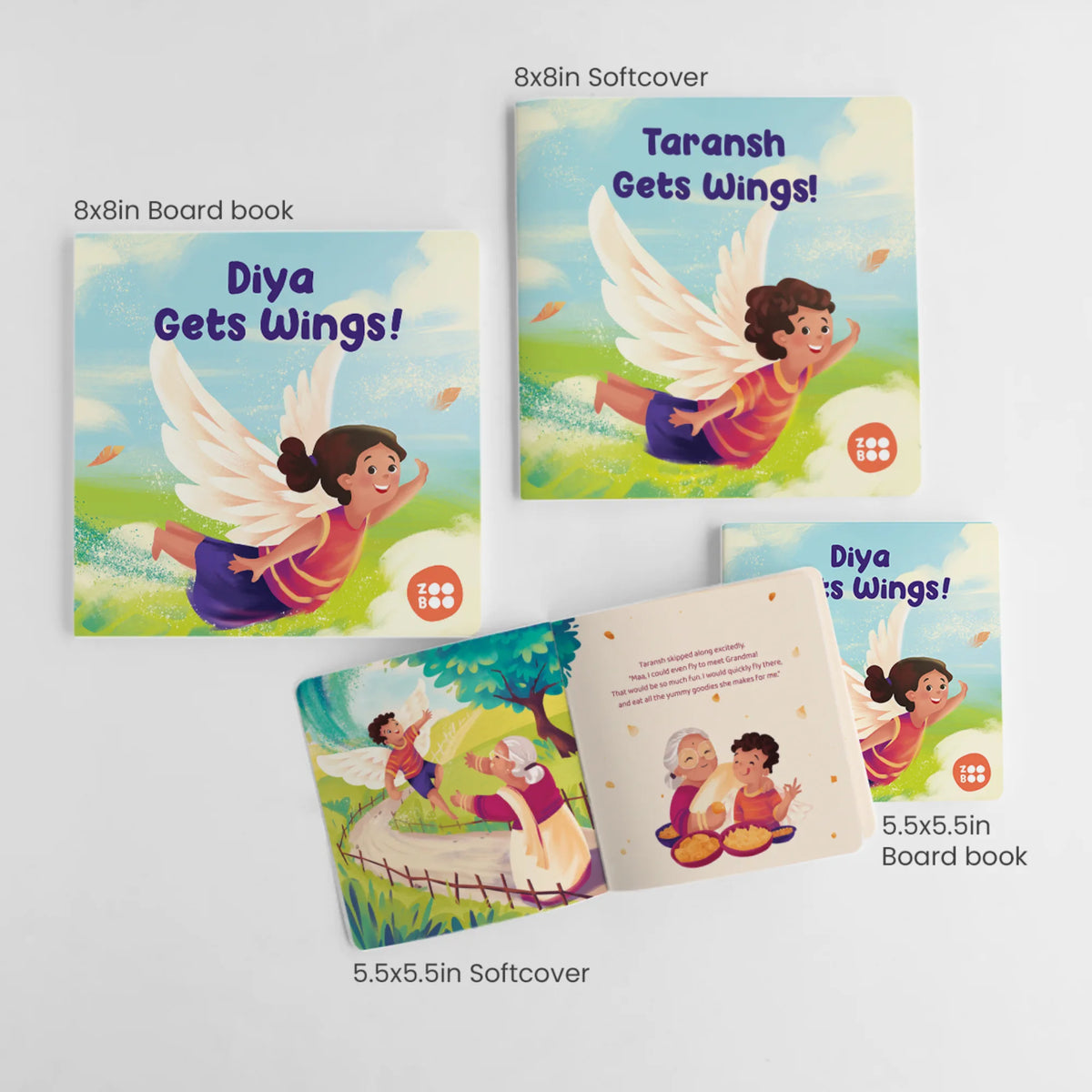 Personalised Gets Wings Storybook for Kids – image 3