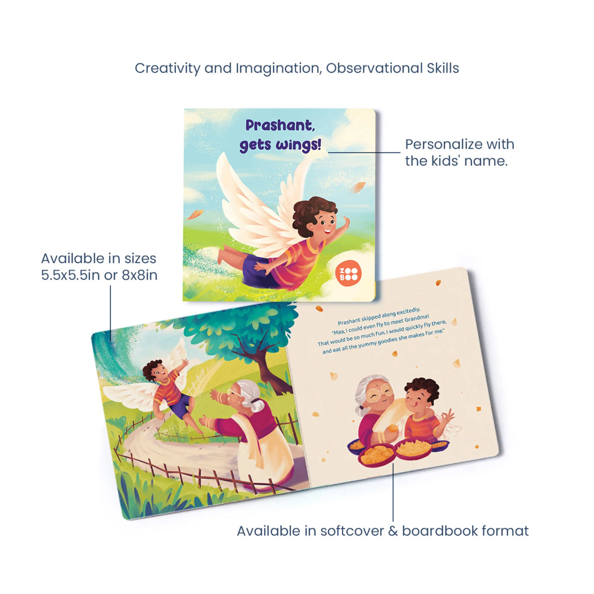 Personalised Gets Wings Storybook for Kids – image 5