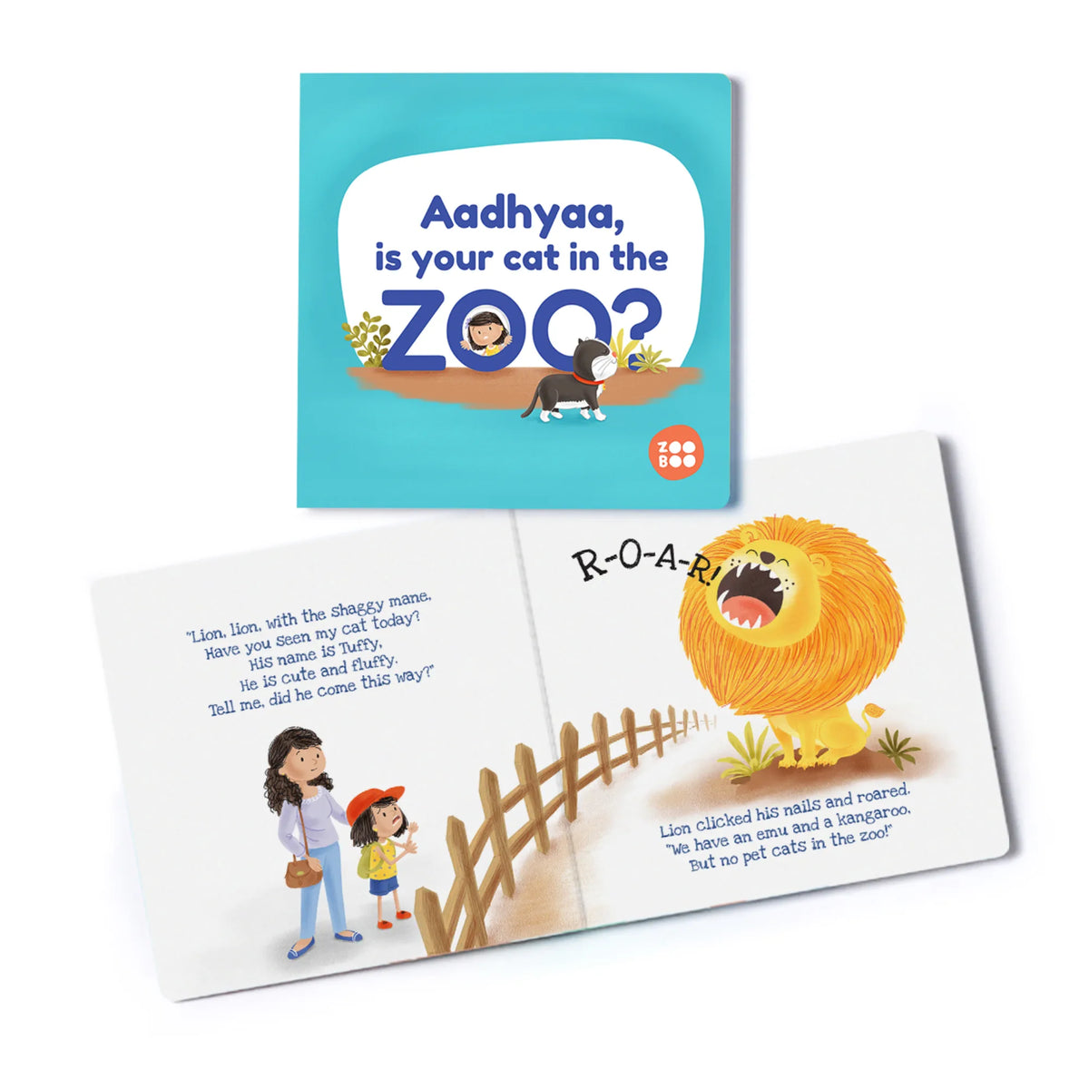 Personalised Is Your Cat In The Zoo? Storybook for Kids – image 2