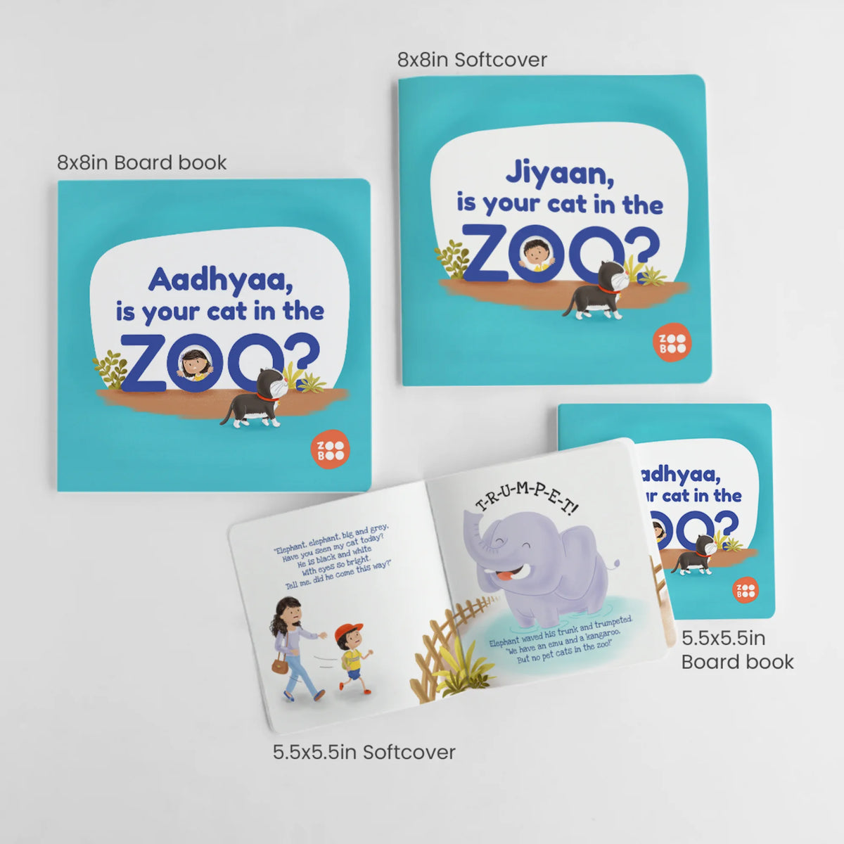 Personalised Is Your Cat In The Zoo? Storybook for Kids – image 3