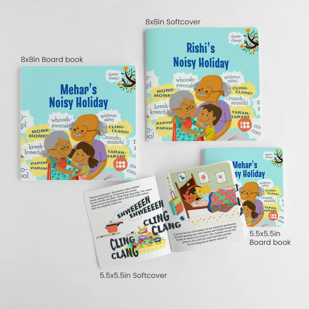 Personalised Noisy Holiday Storybook for Kids – image 3