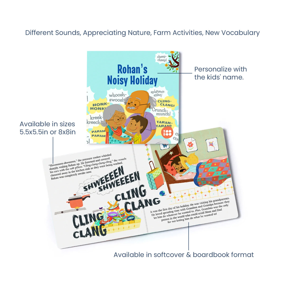Personalised Noisy Holiday Storybook for Kids – image 5