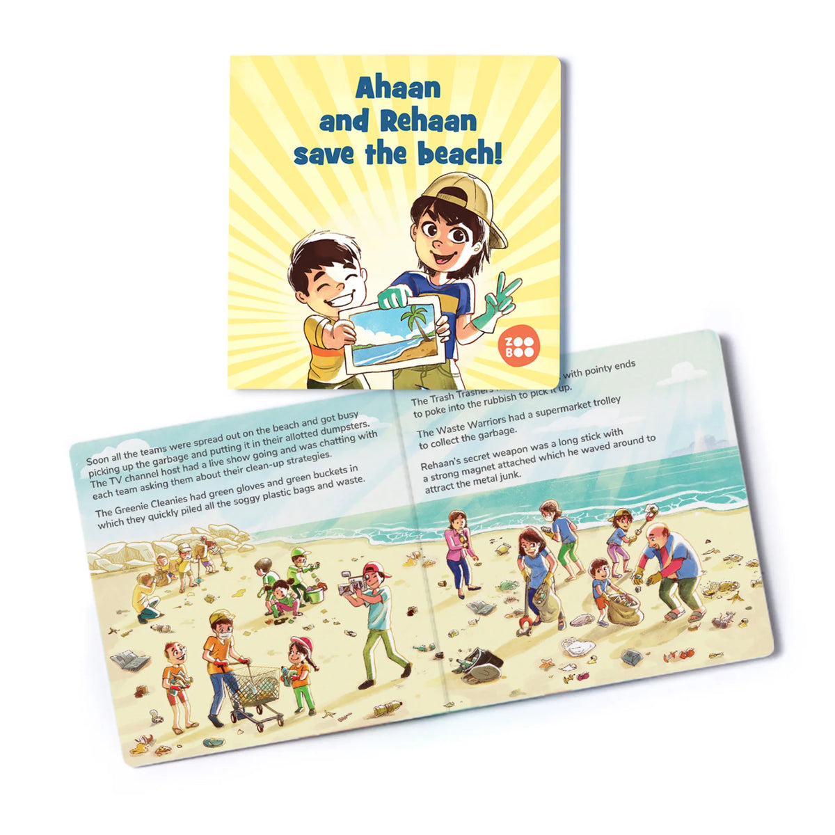 Personalised Save the Beach Storybook for Kids – image 2