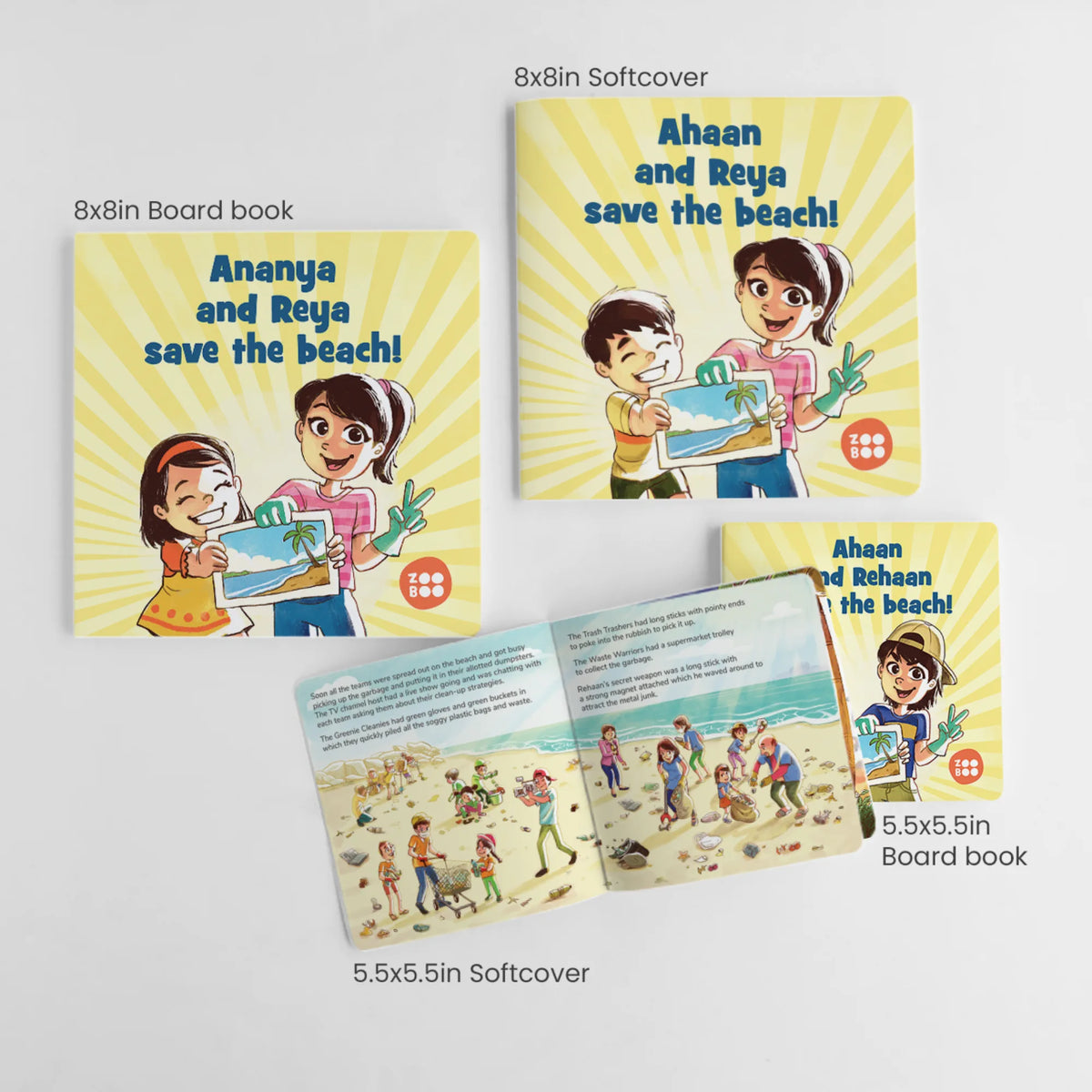 Personalised Save the Beach Storybook for Kids – image 3