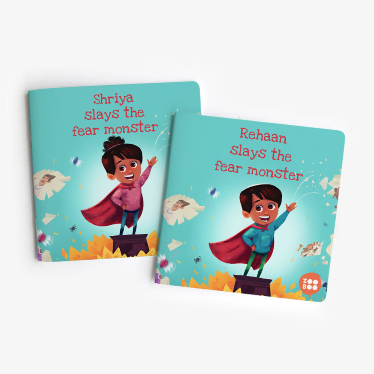 Personalised Slays the Fear Monster Storybook for Kids – image 4