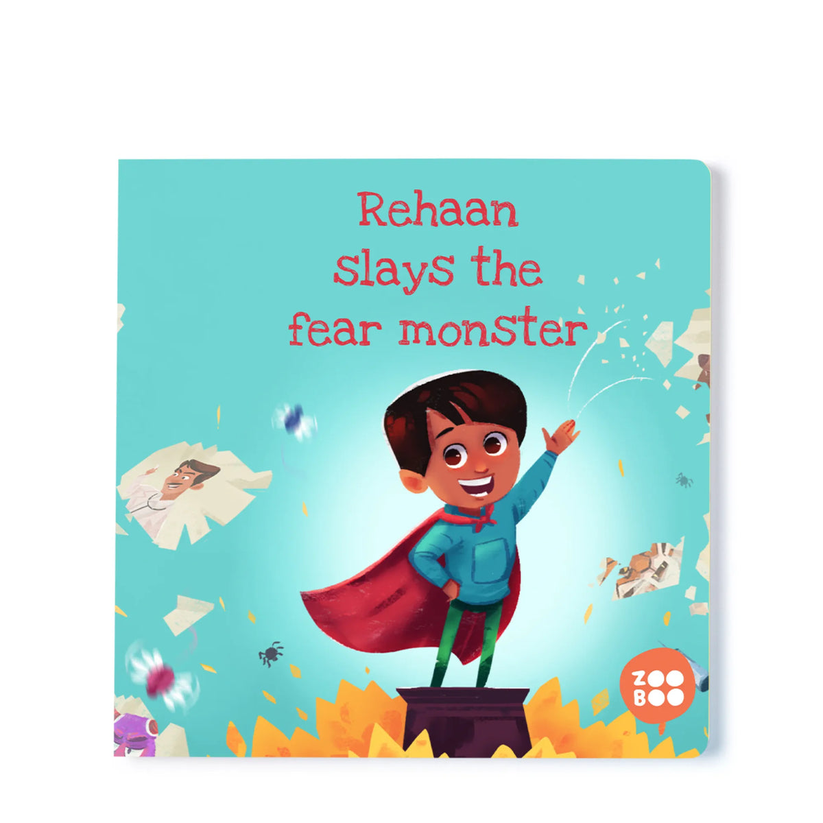 Personalised Slays the Fear Monster Storybook for Kids – image 1