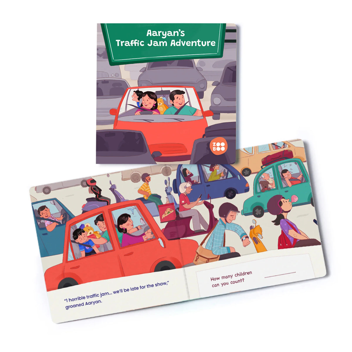 Personalised Traffic Jam Adventure Storybook for Kids – image 2