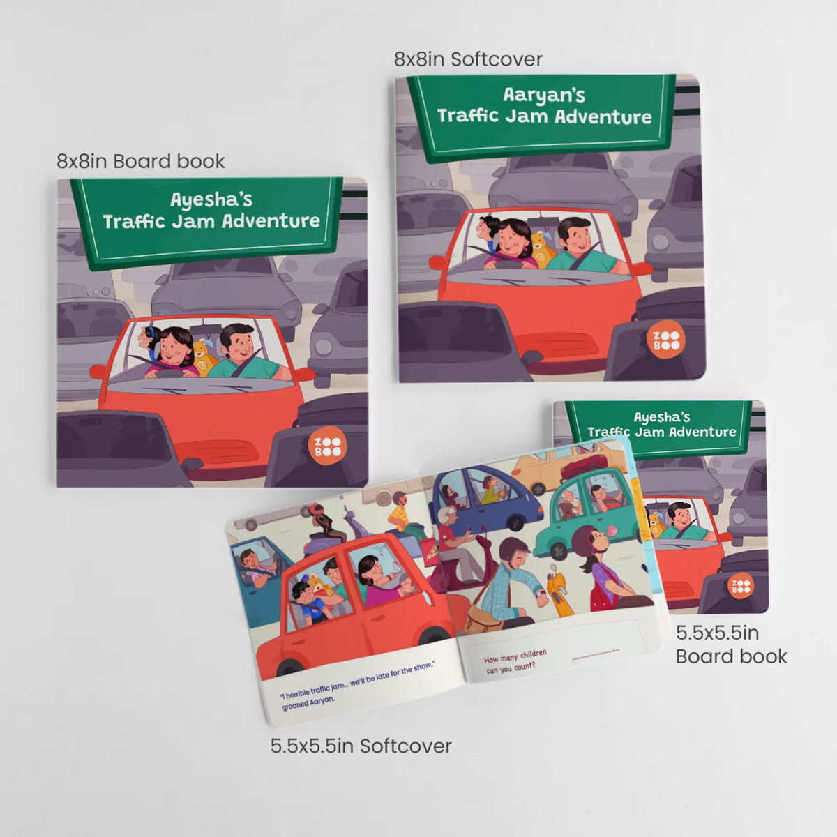 Personalised Traffic Jam Adventure Storybook for Kids – image 3