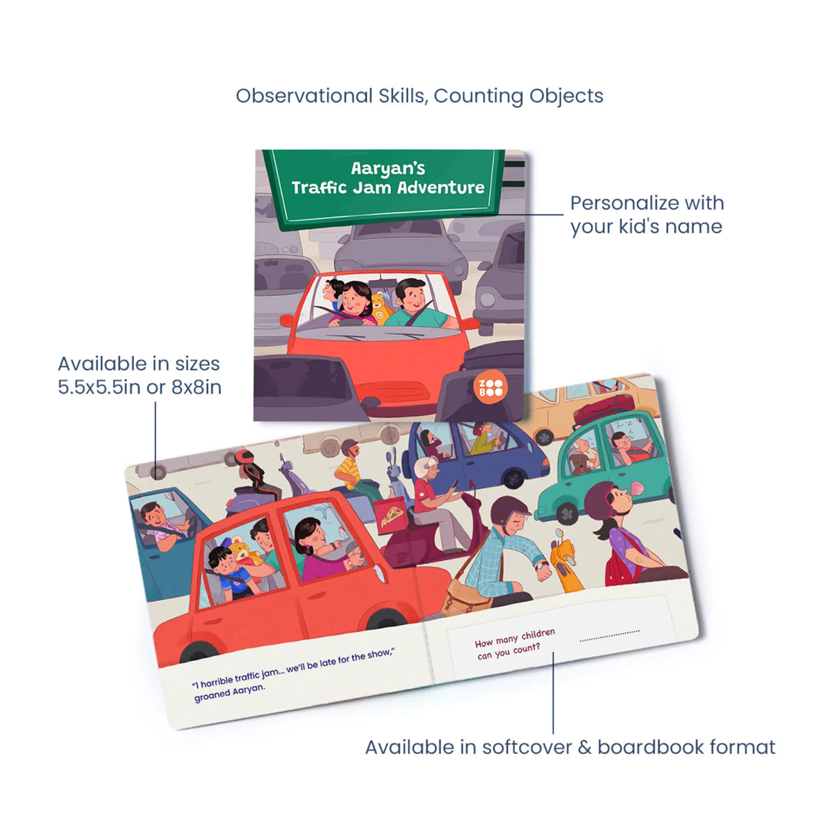 Personalised Traffic Jam Adventure Storybook for Kids – image 5