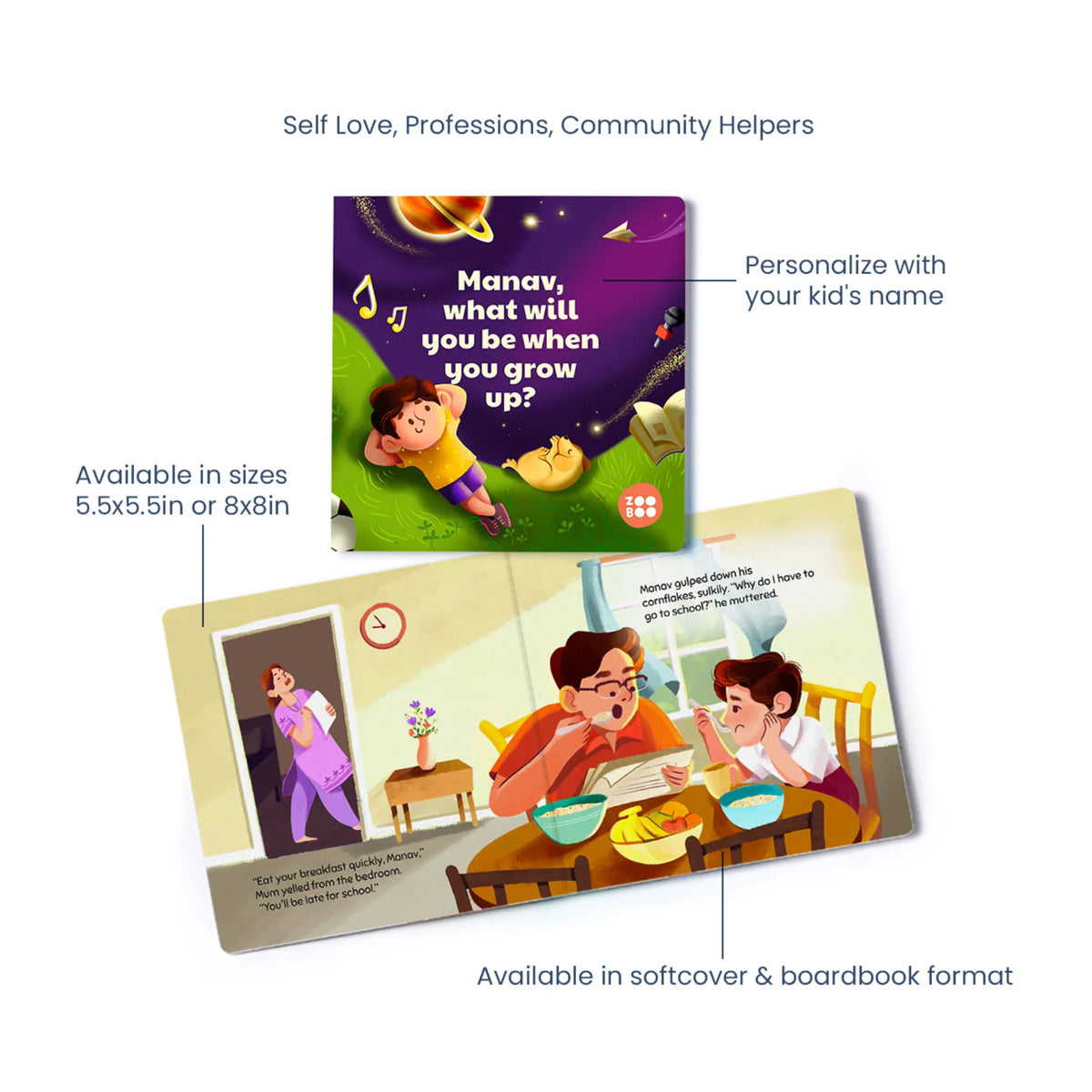 Personalised What Will You Be When You Grow Up Storybook for Kids – image 5