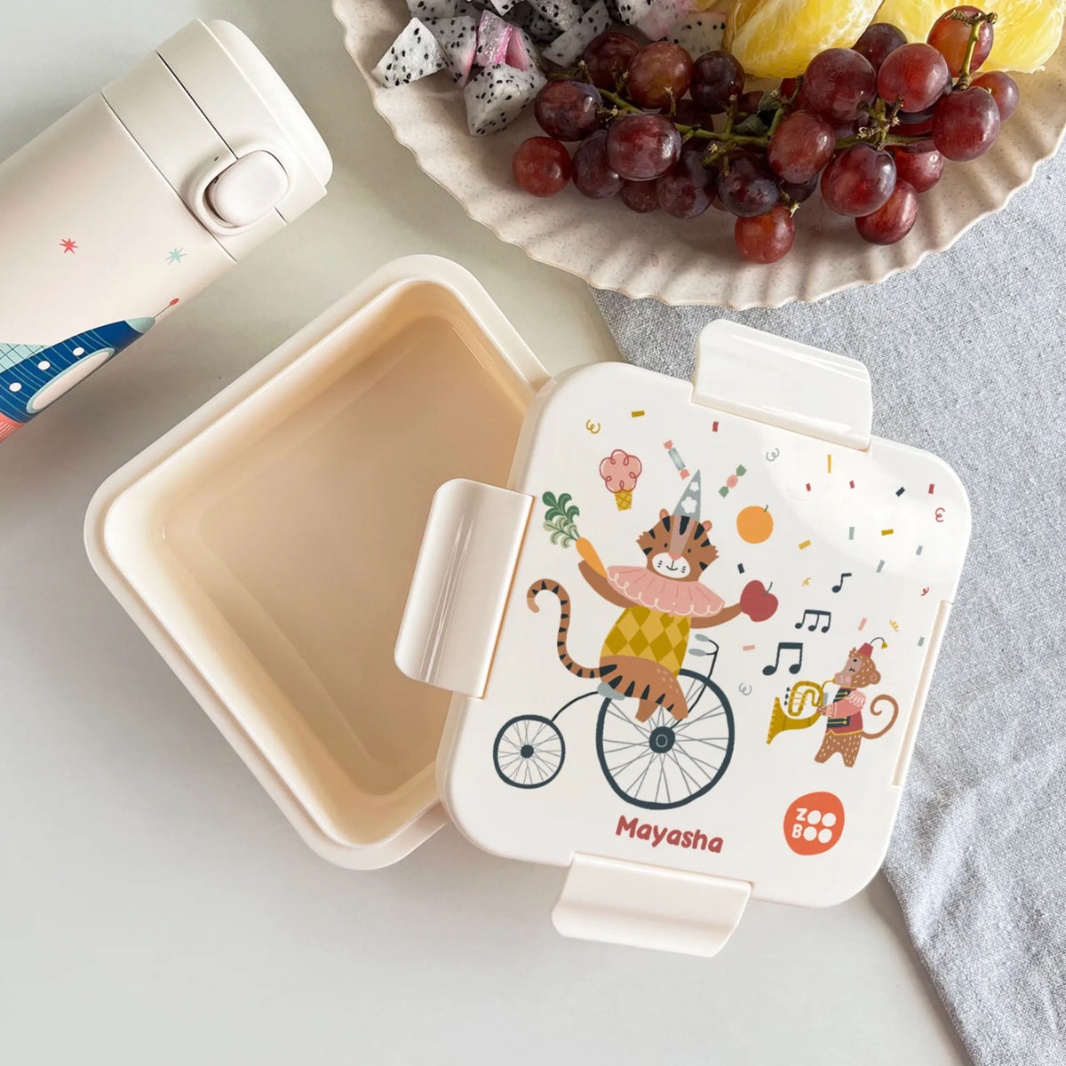 Personalised Animal Circus Snack Box for Kids - image 2