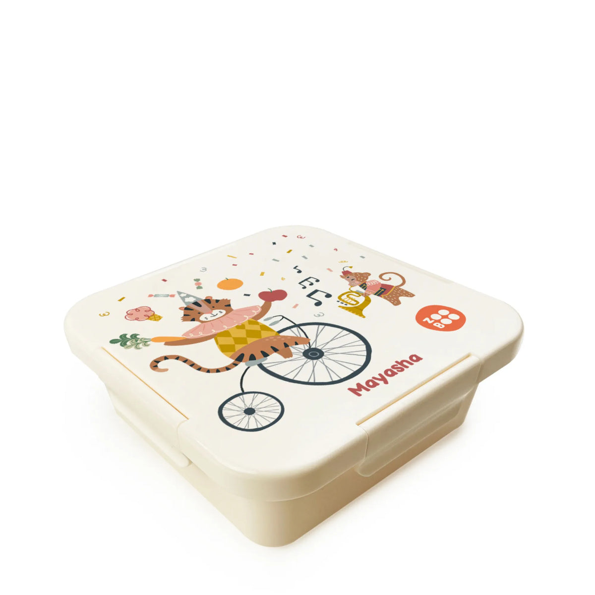 Personalised Animal Circus Snack Box for Kids - image 1
