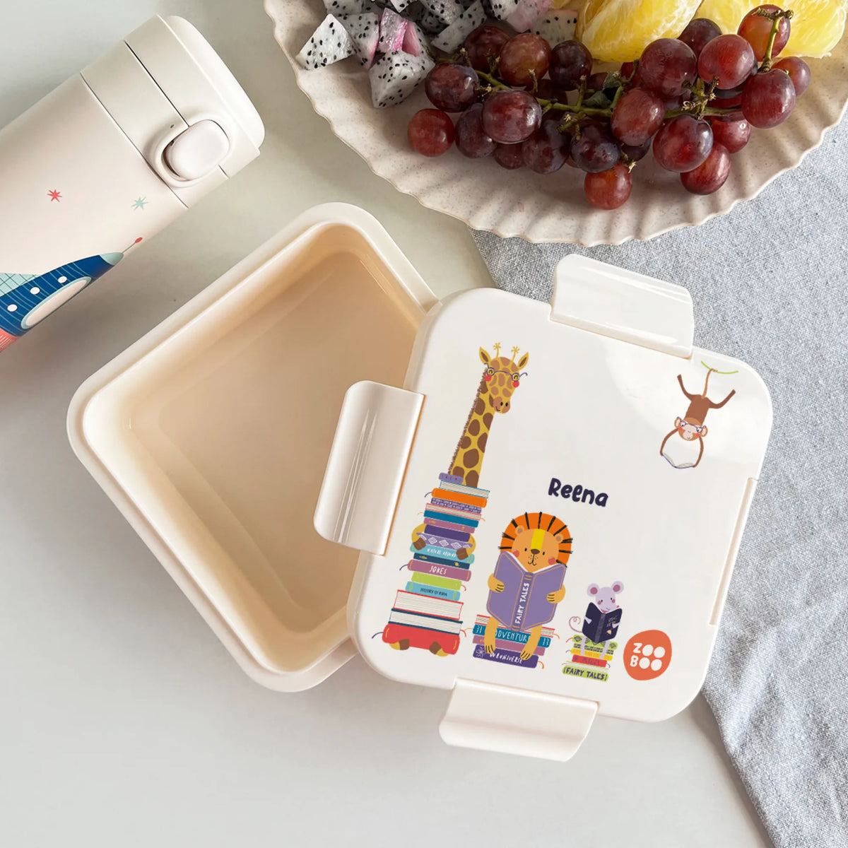 Personalised Animal Library Snack Box for Kids - image 2