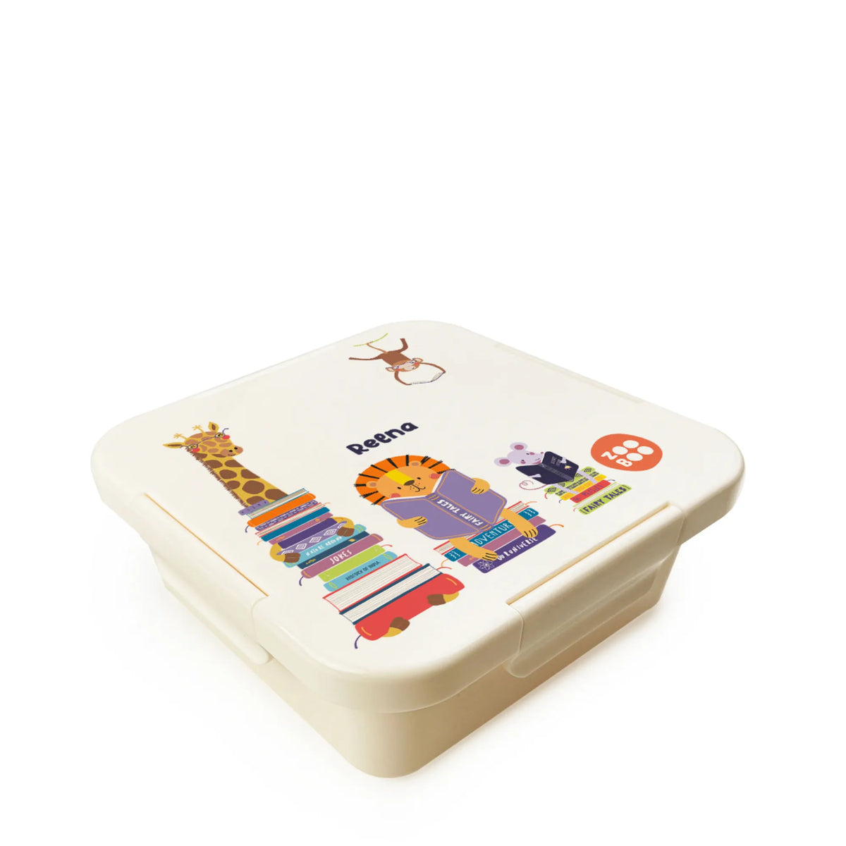 Personalised Animal Library Snack Box for Kids - image 1