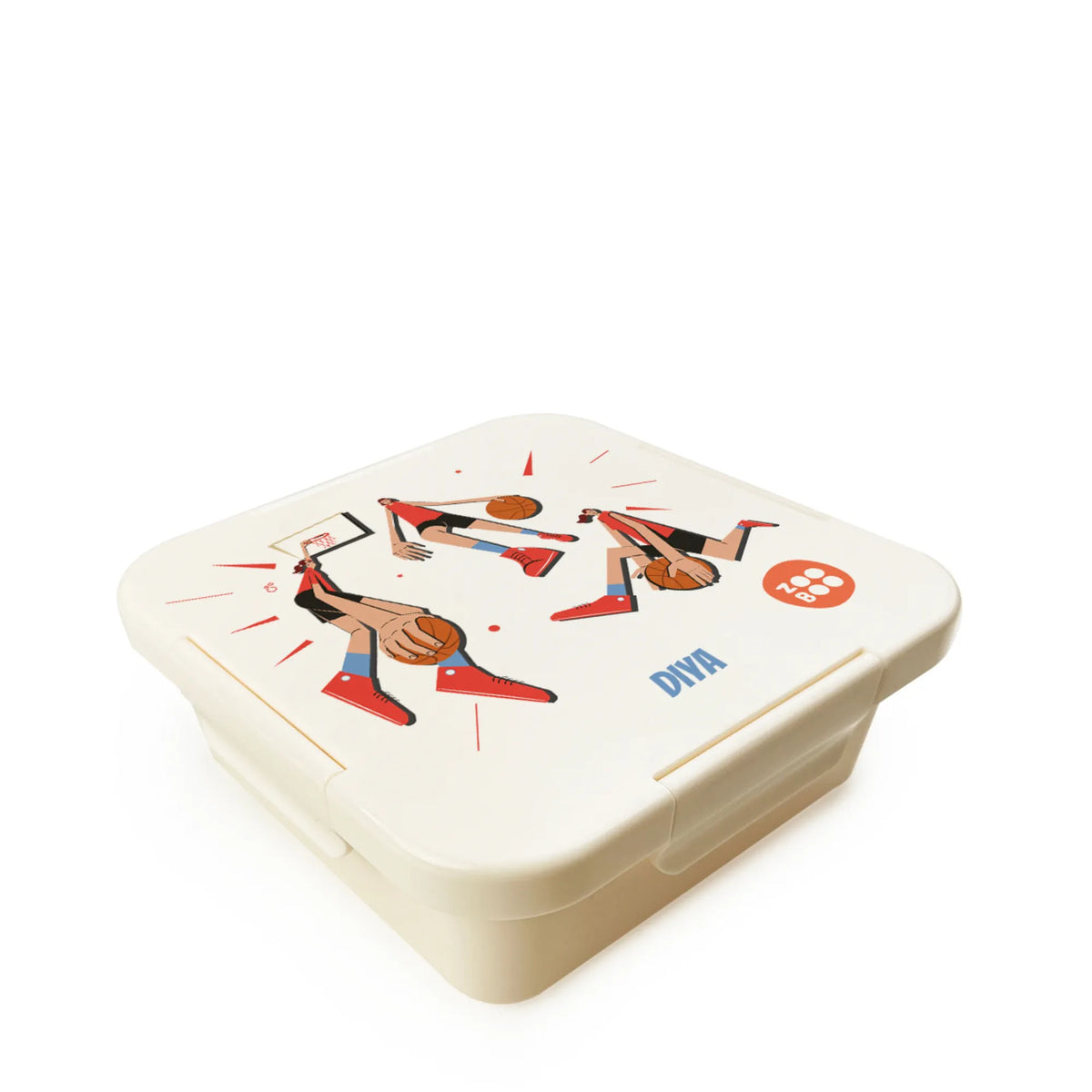 Personalised Basketball Fever Girl Snack Box for Kids - image 1