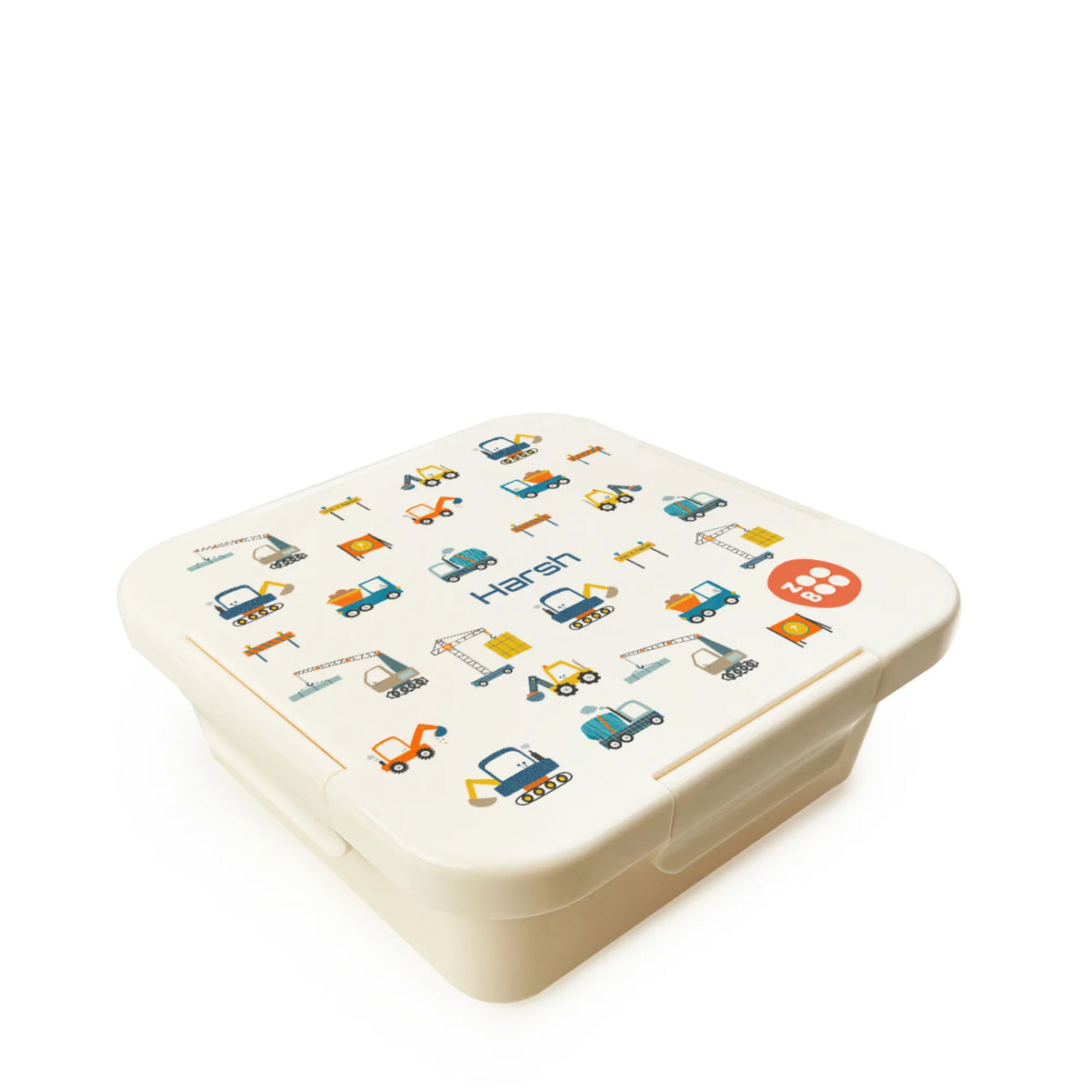 Personalised Construction Site Snack Box for Kids - image 1