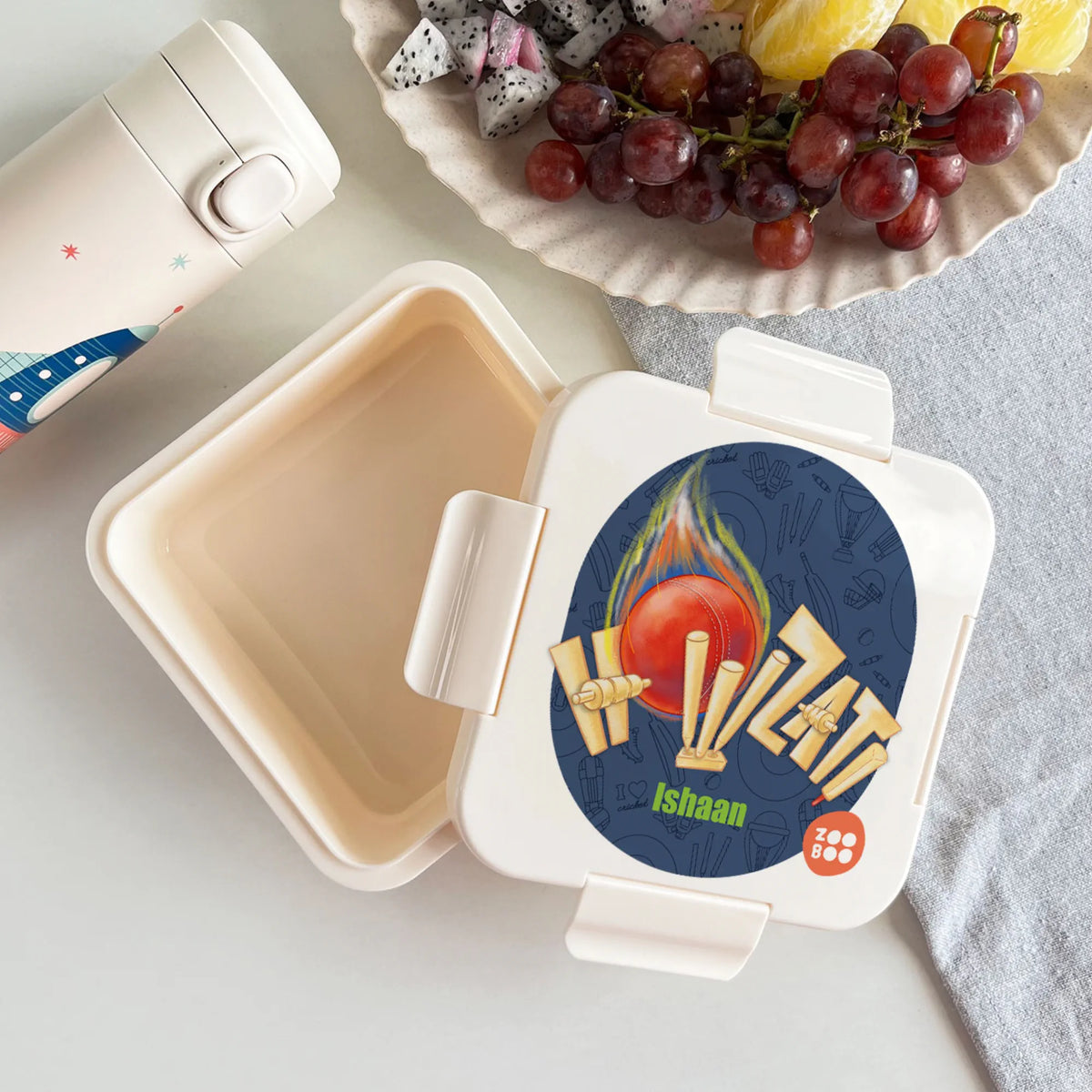 Personalised Cricket Buzz Snack Box for Kids - image 2