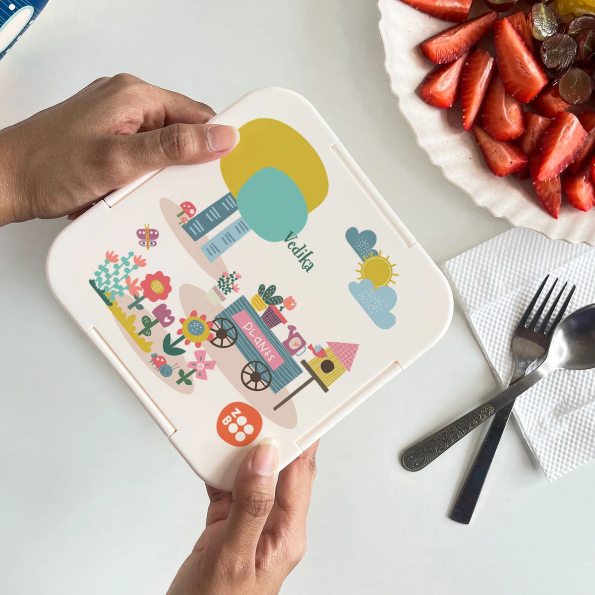 Personalised Enchanted Garden Snack Box for Kids - image 3