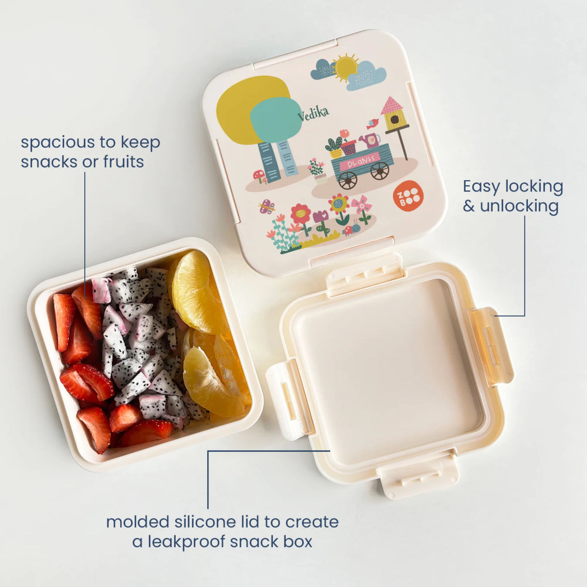 Personalised Enchanted Garden Snack Box for Kids - image 4