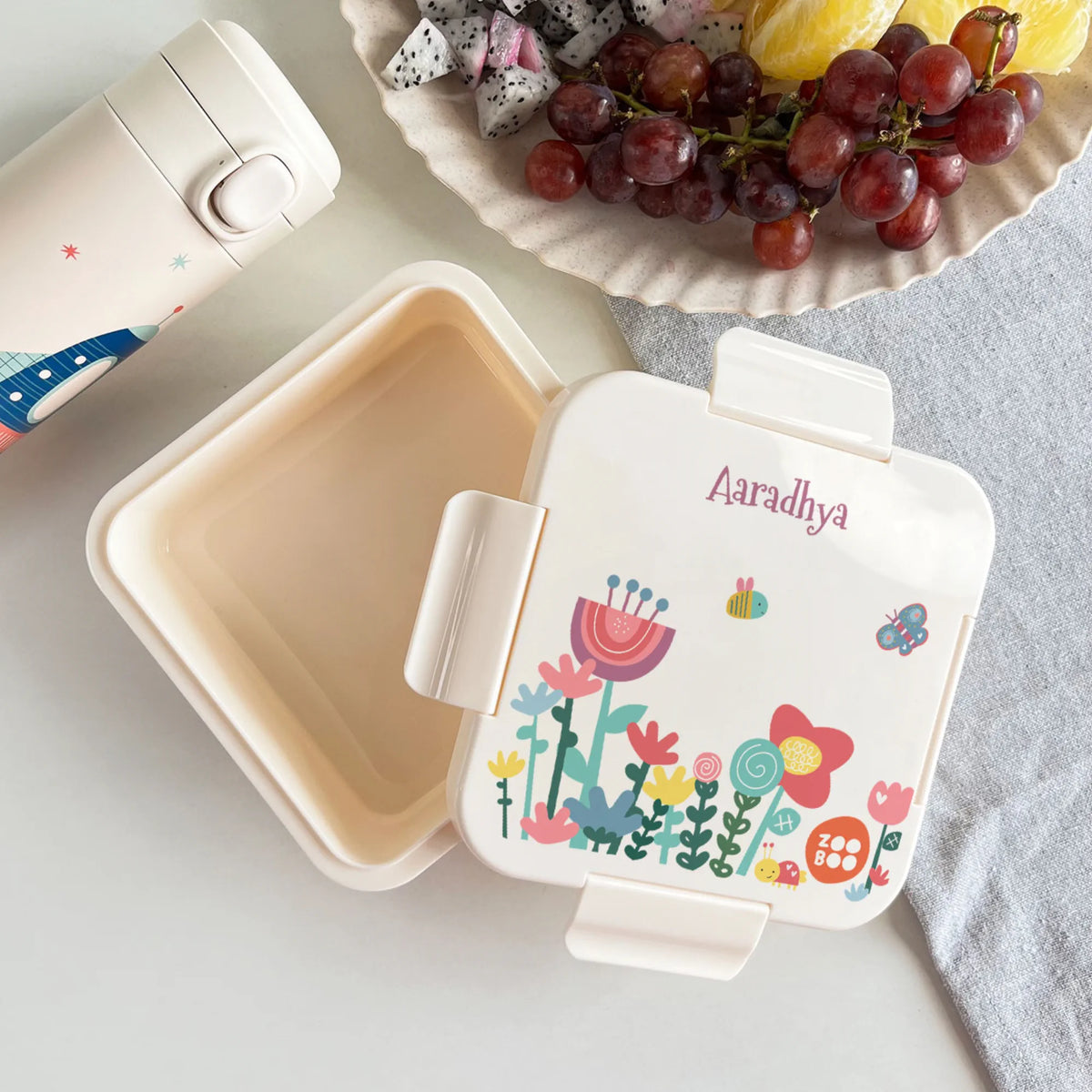 Personalised Flower Power Snack Box for Kids - image 2