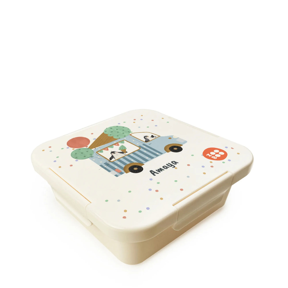Personalised Ice Cream Fun Snack Box for Kids - image 1