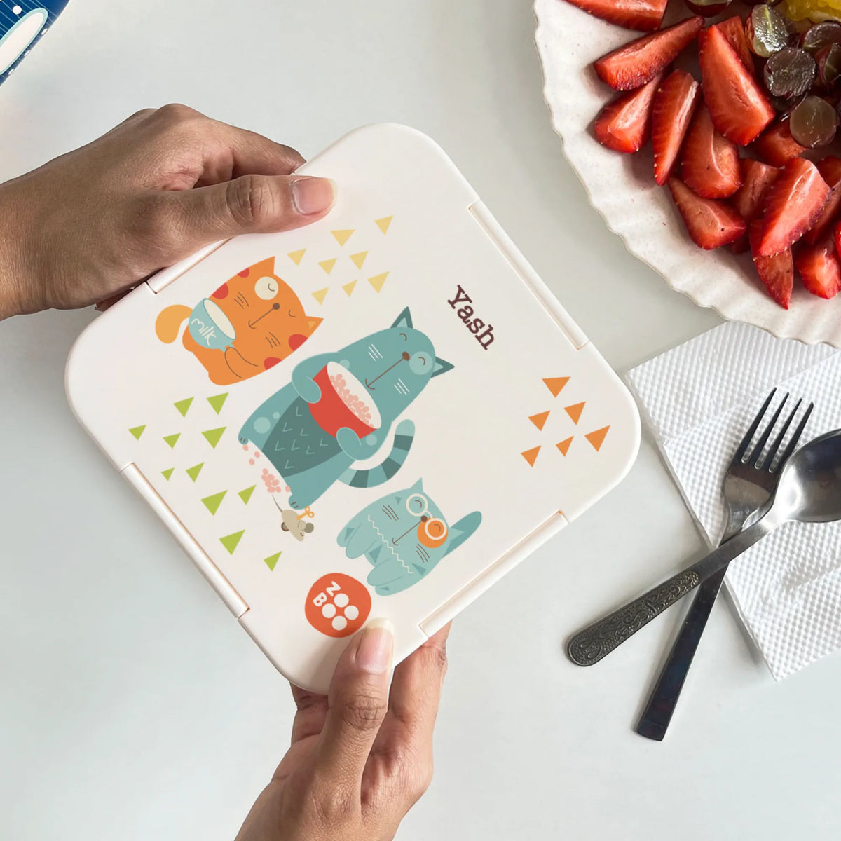 Personalised Kitty Cat Snack Box for Kids - image 3