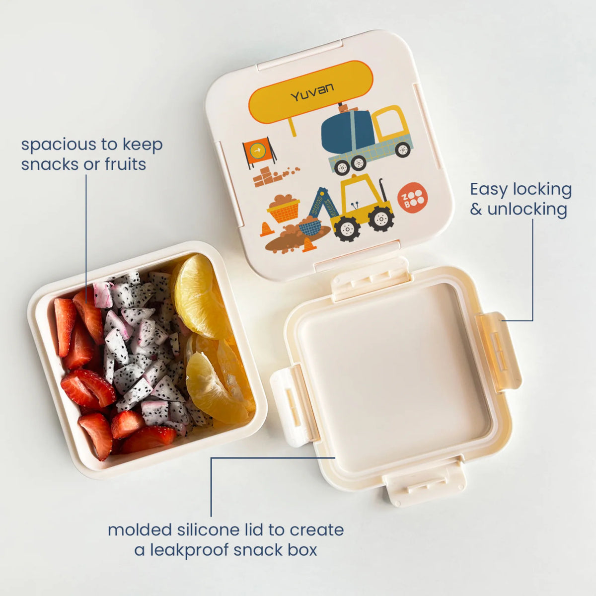 Personalised Let's Build Snack Box for Kids - image 4