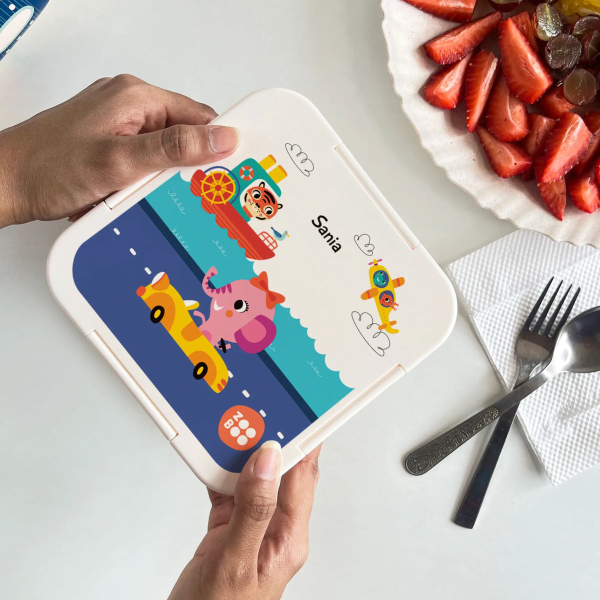Personalised Let's Travel Snack Box for Kids - image 3