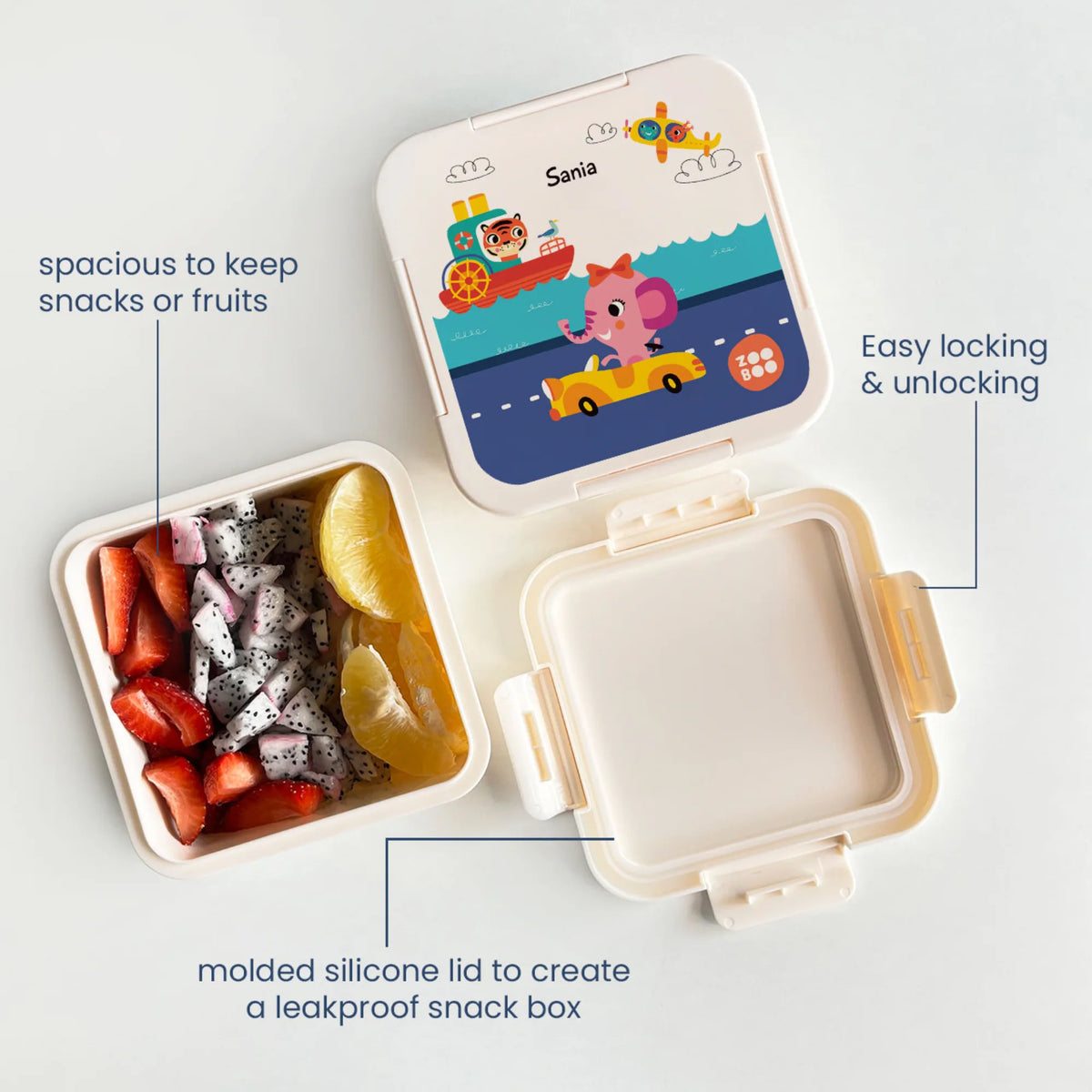 Personalised Let's Travel Snack Box for Kids - image 4