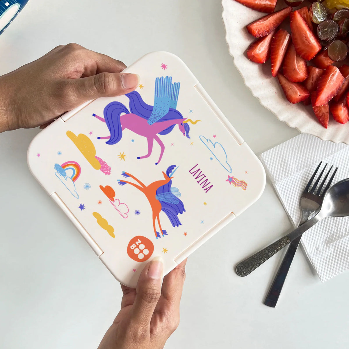 Personalised Magical Unicorn Snack Box for Kids - image 3