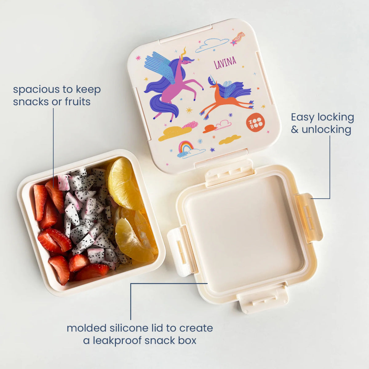 Personalised Magical Unicorn Snack Box for Kids - image 4